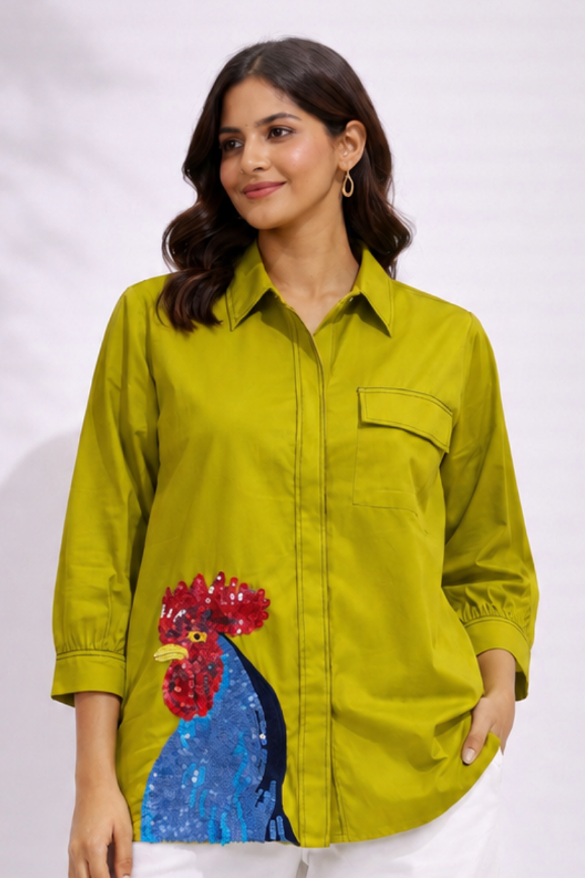 Green Hen Shirt