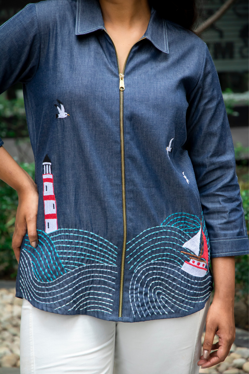 Denim Nautical Shirt