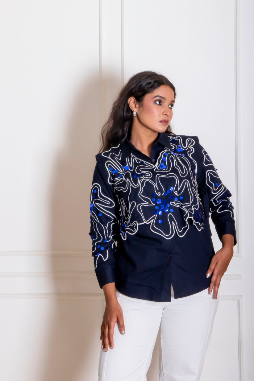Blue Bib Shirt