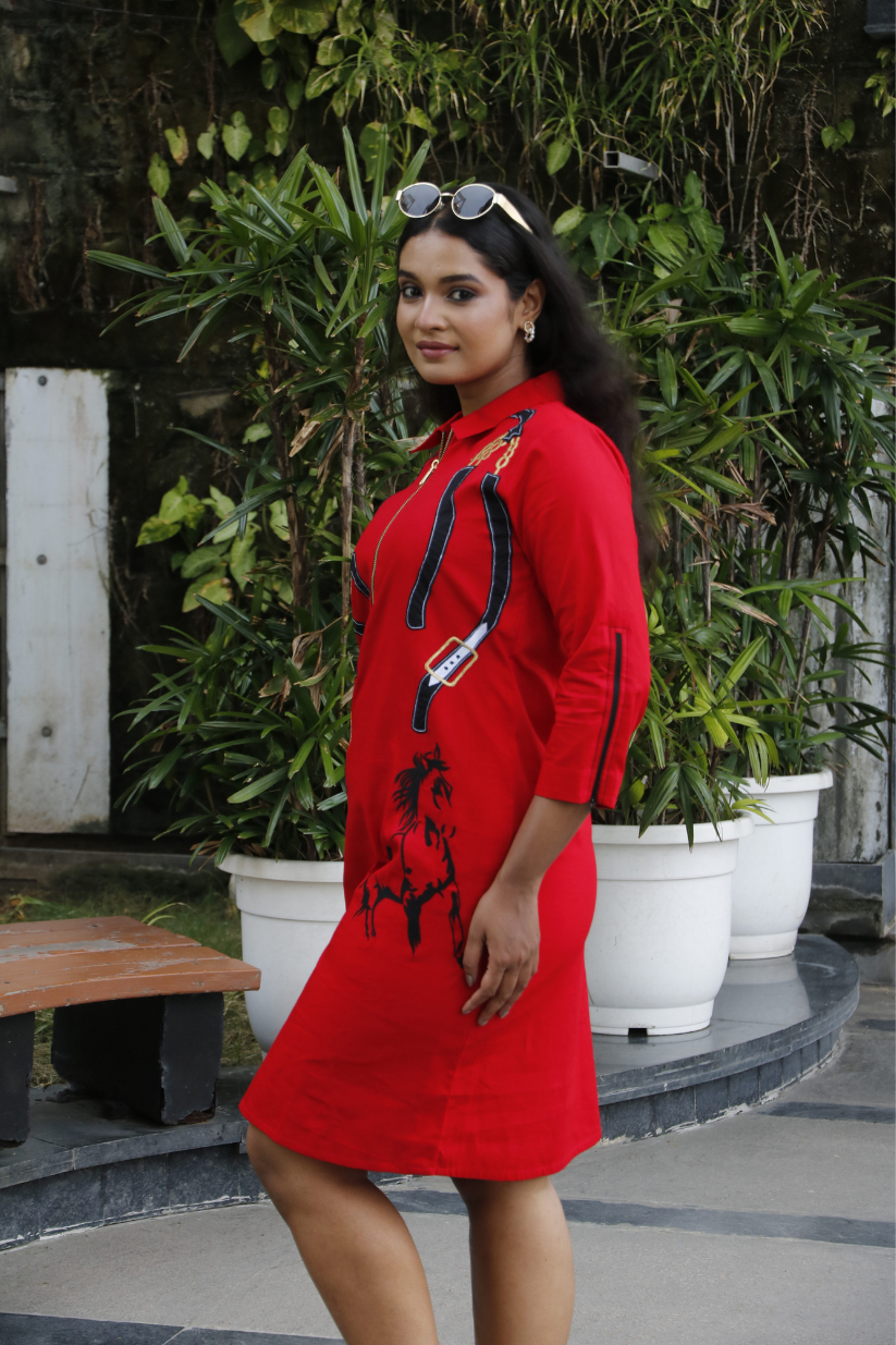 Red Horse Dress