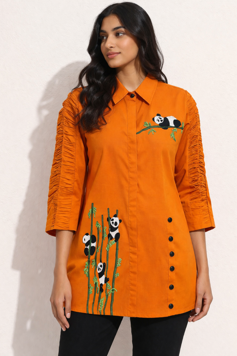 Orange Panda Shirt