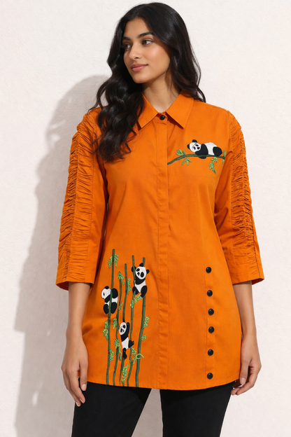 Orange Panda Shirt