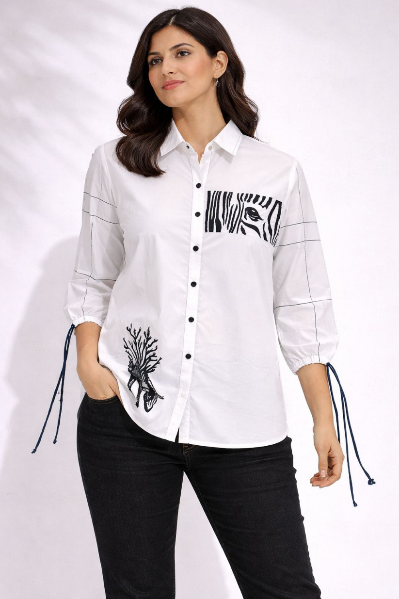 White Zebra Shirt