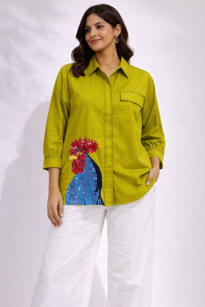 Green Hen Shirt