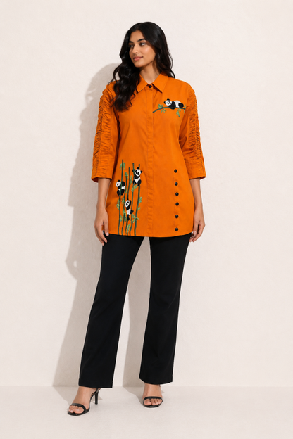 Orange Panda Shirt
