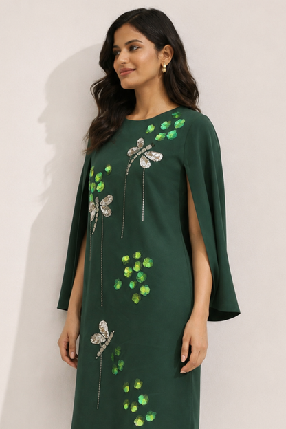 Green Dragonfly Dress