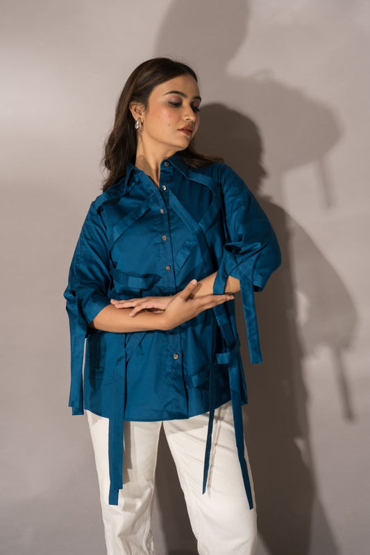 Royal Blue Hangings Shirt