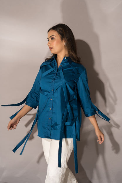 Royal Blue Hangings Shirt