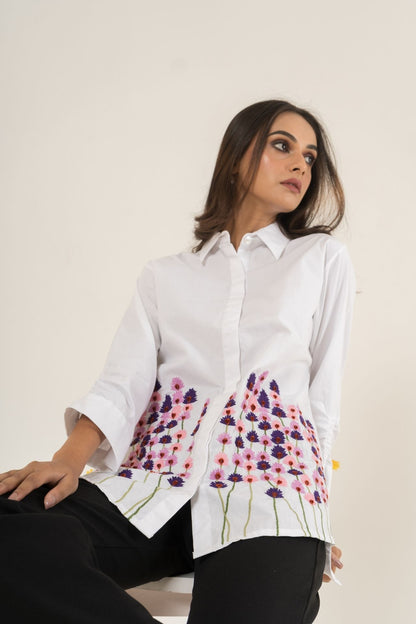 White Lavender Shirt