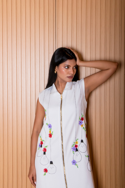White Bulb Dress