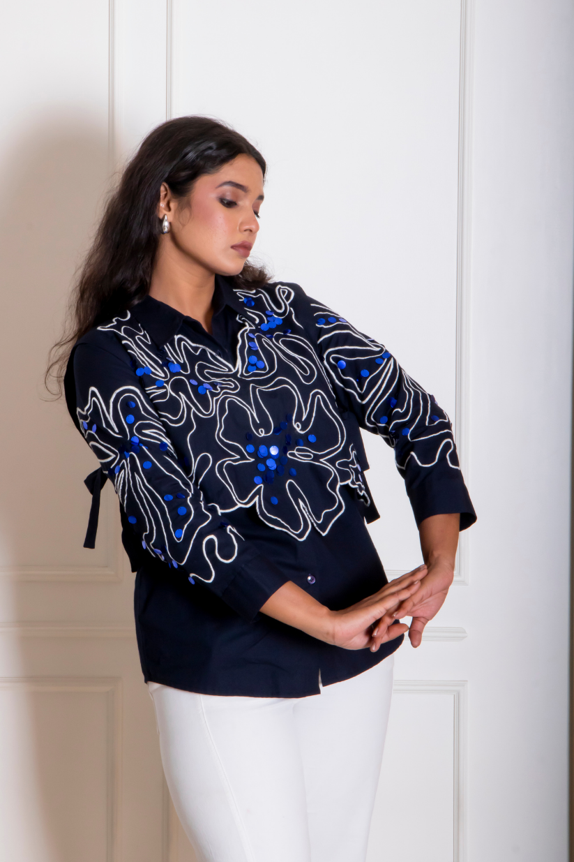 Blue Bib Shirt