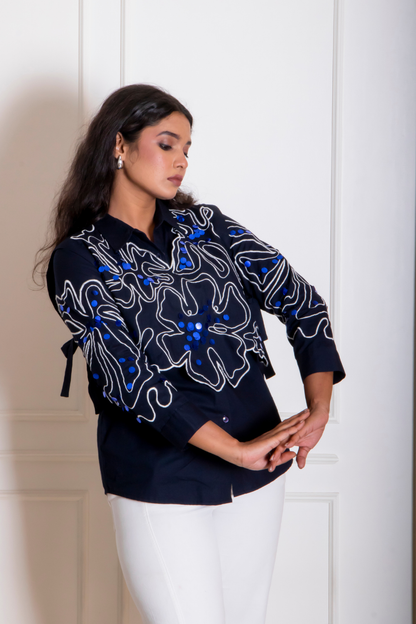 Blue Bib Shirt