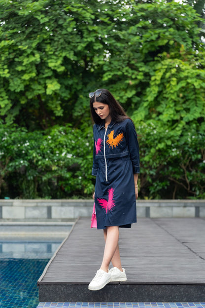 Blue Butterfly Dress