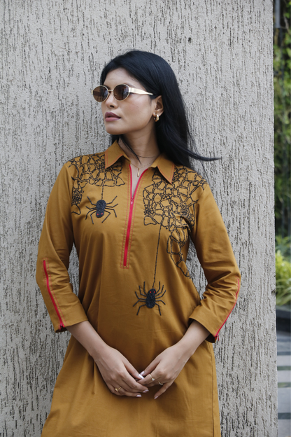 Brown Spider Dress